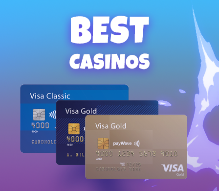 Os melhores cassinos com Visa